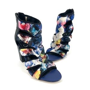 Circus by Sam Edelman Nina Blue Multi Space Heel